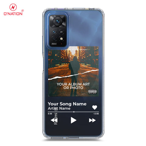 Xiaomi Redmi Note 11E Pro Cover - Personalised Album Art Series - 4 Designs - Clear Phone Case - Soft Silicon Borders