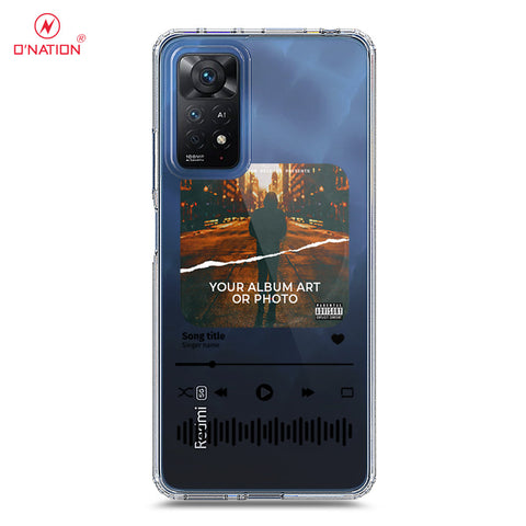 Xiaomi Redmi Note 11E Pro Cover - Personalised Album Art Series - 4 Designs - Clear Phone Case - Soft Silicon Borders
