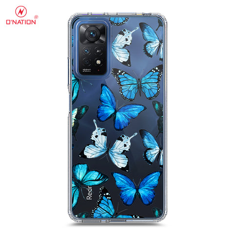 Xiaomi Redmi Note 11 Pro 5G Cover - O'Nation Butterfly Dreams Series - 9 Designs - Clear Phone Case - Soft Silicon Borders