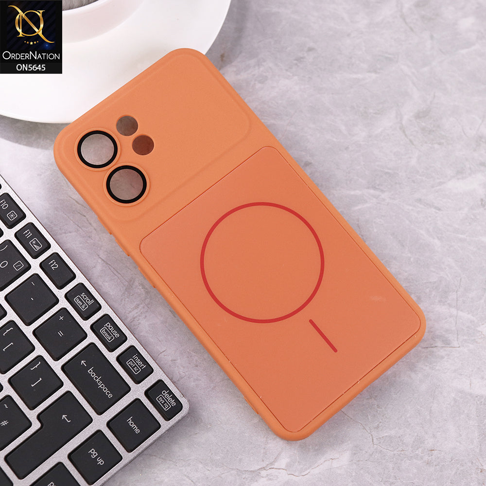Oppo Reno 14F Cover - Orange - Transfer your Phone Looks into iPhone 17 Pro Max