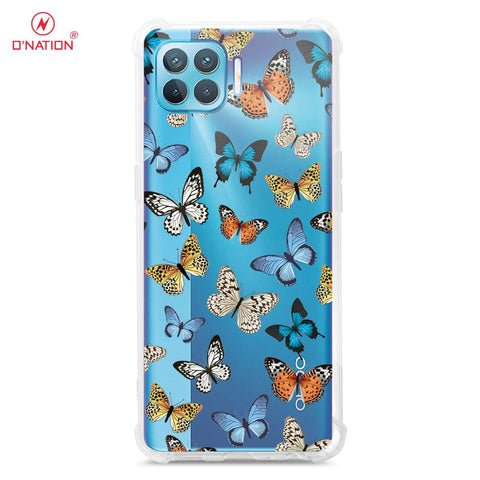 Oppo Reno 4F Cover - O'Nation Butterfly Dreams Series - 9 Designs - Clear Phone Case - Soft Silicon Borders