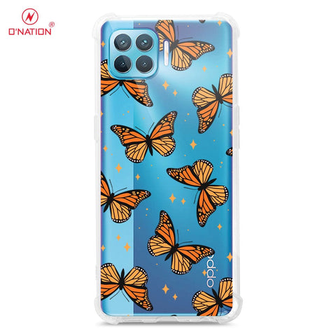 Oppo Reno 4F Cover - O'Nation Butterfly Dreams Series - 9 Designs - Clear Phone Case - Soft Silicon Borders