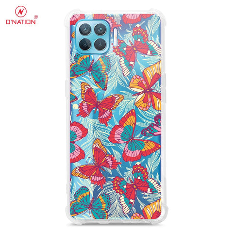Oppo Reno 4F Cover - O'Nation Butterfly Dreams Series - 9 Designs - Clear Phone Case - Soft Silicon Borders