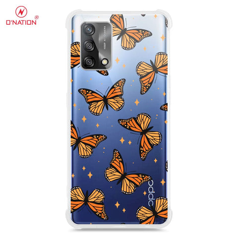 Oppo Reno 6 Lite Cover - O'Nation Butterfly Dreams Series - 9 Designs - Clear Phone Case - Soft Silicon Borders