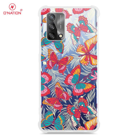 Oppo Reno 6 Lite Cover - O'Nation Butterfly Dreams Series - 9 Designs - Clear Phone Case - Soft Silicon Borders