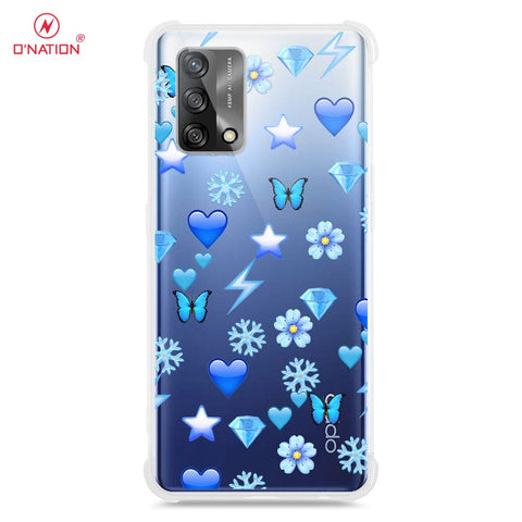 Oppo Reno 6 Lite Cover - O'Nation Butterfly Dreams Series - 9 Designs - Clear Phone Case - Soft Silicon Borders