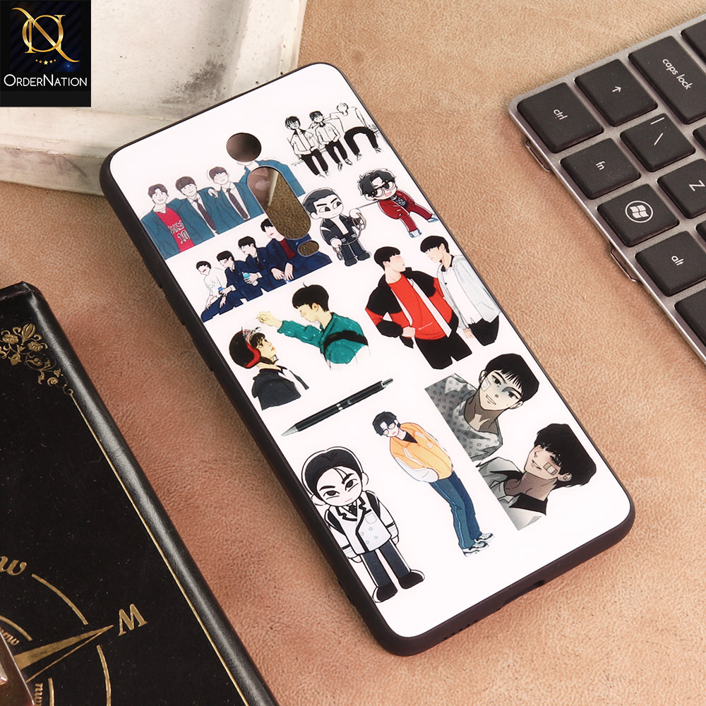 Xiaomi Mi 9T Pro Cover - Cute Cartoon Character Collage Glass Phone Case