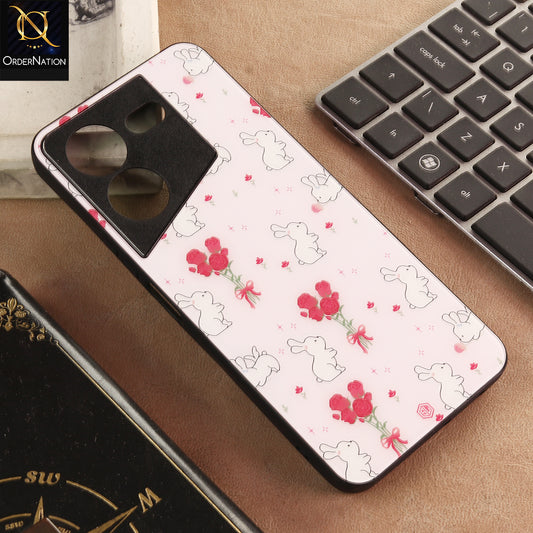 Tecno Pova 5 Pro Cover -Kawaii Cartoon Shockproof Protective Glass Cover