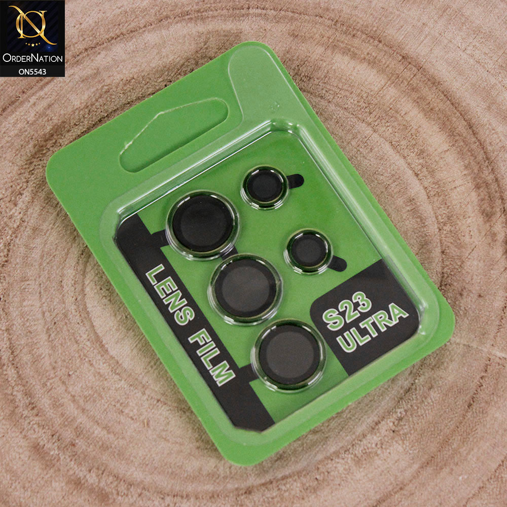 Samsung Galaxy S23 Ultra Camera Protector - Green - Lens Film Anti Scratch Protective Camera Lens Protector