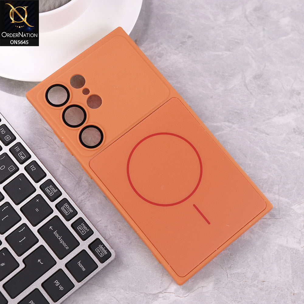 Samsung Galaxy S24 Ultra Cover - Orange - Transfer your Phone Looks into iPhone 17 Pro Max