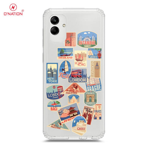 Samsung Galaxy M13 5G Cover - Personalised Boarding Pass Ticket Series - 5 Designs - Clear Phone Case - Soft Silicon Borders