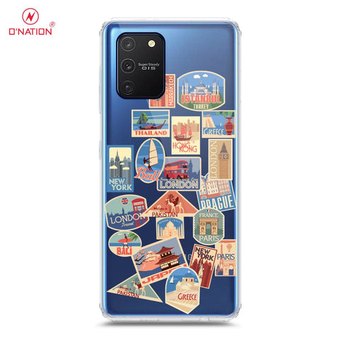 Samsung Galaxy M80s Cover - Personalised Boarding Pass Ticket Series - 5 Designs - Clear Phone Case - Soft Silicon Borders