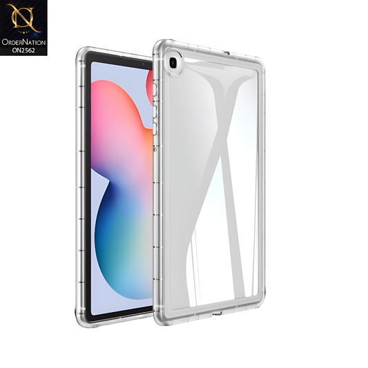 Samsung Galaxy Tab S6 Lite / P615 (2020) Cover - Clear Case TPU Shockproof Transparent Back Cover