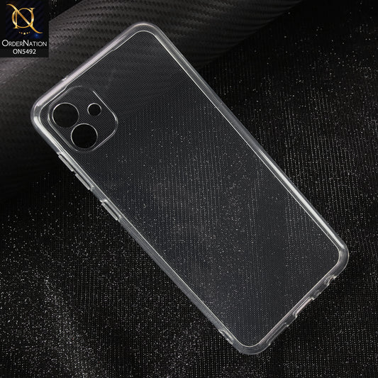 Samsung Galaxy A04s-Transparent-Soft 4D Design Shockproof Silicone Clear Case