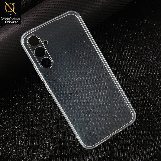 Samsung Galaxy A34-Transparent-Soft 4D Design Shockproof Silicone Clear Case