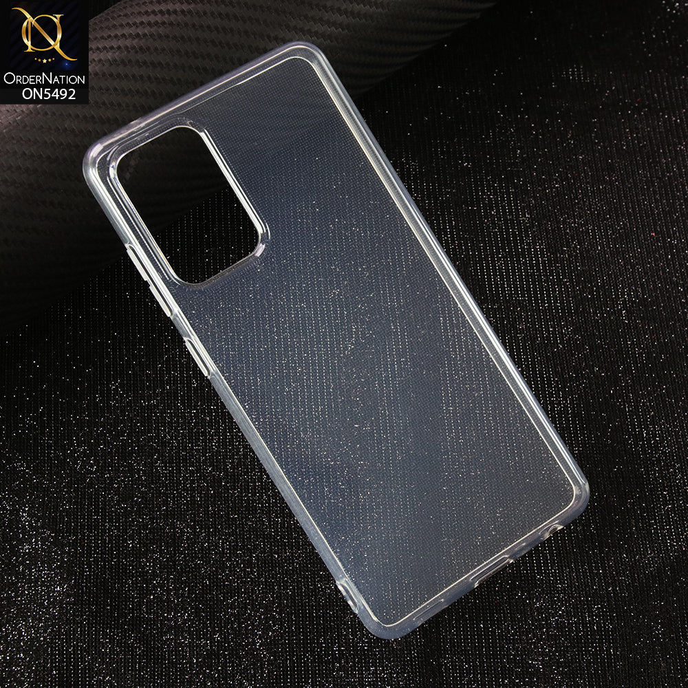 Samsung Galaxy A72 5G-Transparent-Soft 4D Design Shockproof Silicone Clear Case