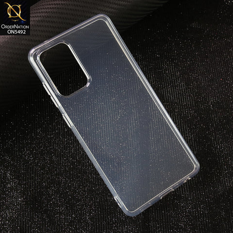Samsung Galaxy A72 5G-Transparent-Soft 4D Design Shockproof Silicone Clear Case