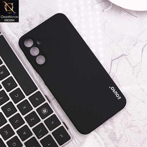 Samsung Galaxy A15 5G Cover - Black - EOURO Shock Resistant Soft Silicone Camera Protection Case