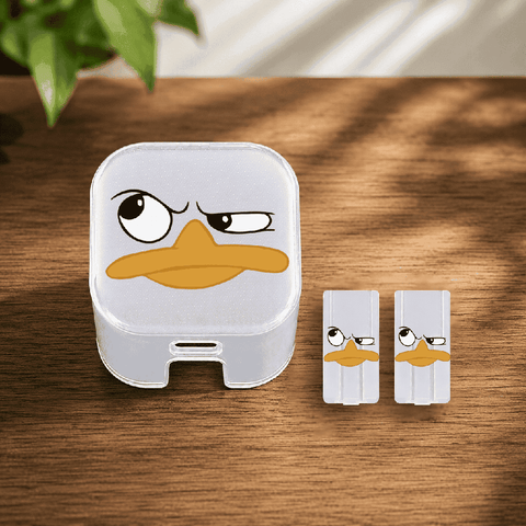 Customize Premium Transparent Charger Protective Cover - 20W Power Adapter EU Standard