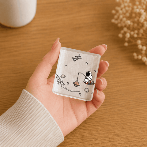 Customize Premium Transparent Charger Protective Cover - 18/20W Power Adapter EU - US Standard