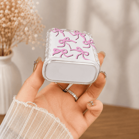 Customize Premium Transparent Stereo Wave Protective Charger Cover - 18/20W Power Adapter EU - US Standard