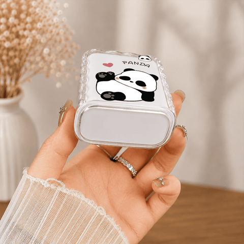 Customize Premium Transparent Stereo Wave Protective Charger Cover - 18/20W Power Adapter EU - US Standard