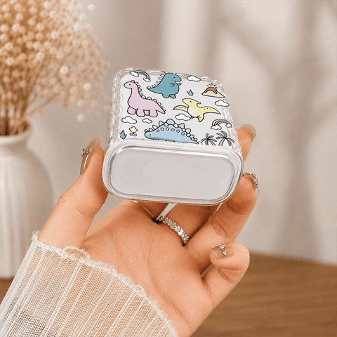 Customize Premium Transparent Stereo Wave Protective Charger Cover - 18/20W Power Adapter EU - US Standard