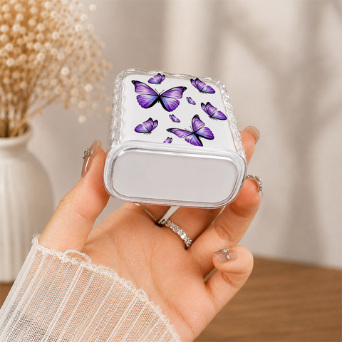 Customize Premium Transparent Stereo Wave Protective Charger Cover - 18/20W Power Adapter EU - US Standard