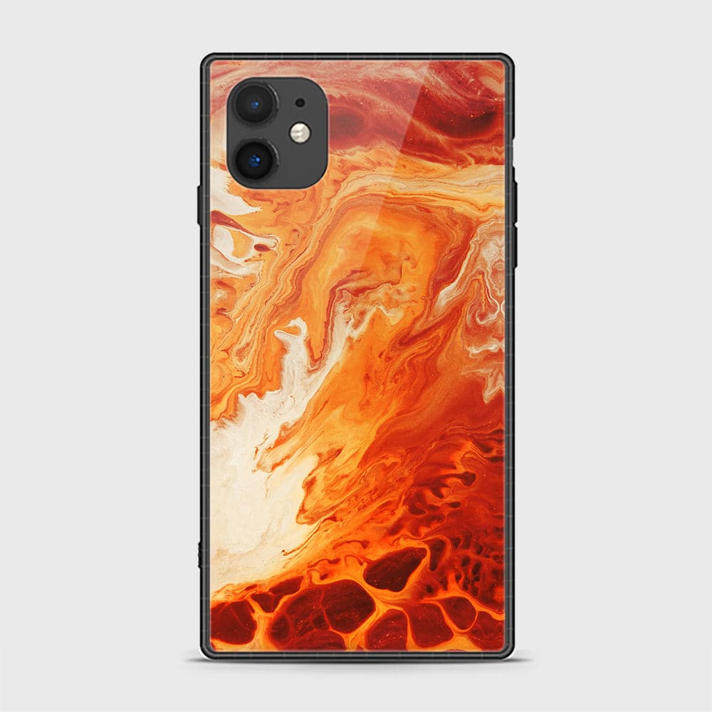 iPhone 11 Cover - Mystic Marble Series - HQ Ultra Shine Premium Infinity Glass Soft Silicon Borders Case (Fast Delivery)