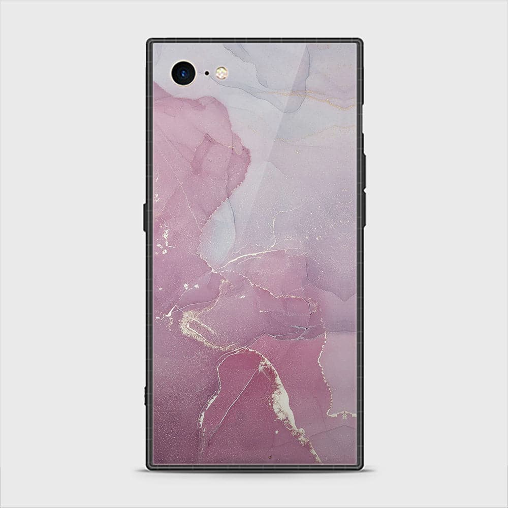iPhone SE 2020 Cover - Mystic Marble Series - HQ Ultra Shine Premium Infinity Glass Soft Silicon Borders Case (Fast Delivery)