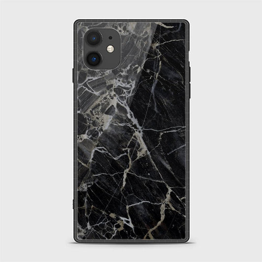 iPhone 11 Cover - Black Marble Series - HQ Ultra Shine Premium Infinity Glass Soft Silicon Borders Casee (Fast Delivery)