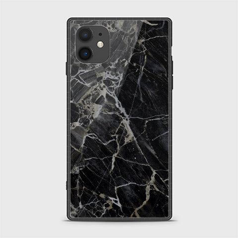 iPhone 11 Cover - Black Marble Series - HQ Ultra Shine Premium Infinity Glass Soft Silicon Borders Case (Fast Delivery)