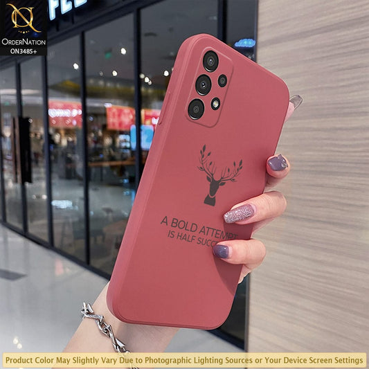 Samsung Galaxy A54 5G Cover - Red - ONation Bold Series - HQ Liquid Silicone Elegant Colors Camera Protection Soft Case ( Fast Delivery )