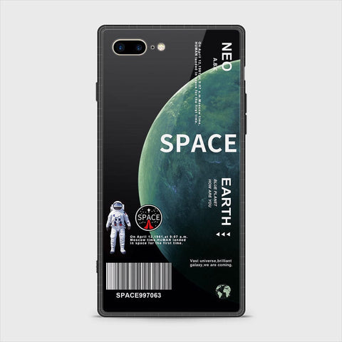 iPhone 7 Plus Cover - Limitless Series - HQ Ultra Shine Premium Infinity Glass Soft Silicon Borders Case (Fast Delivery)