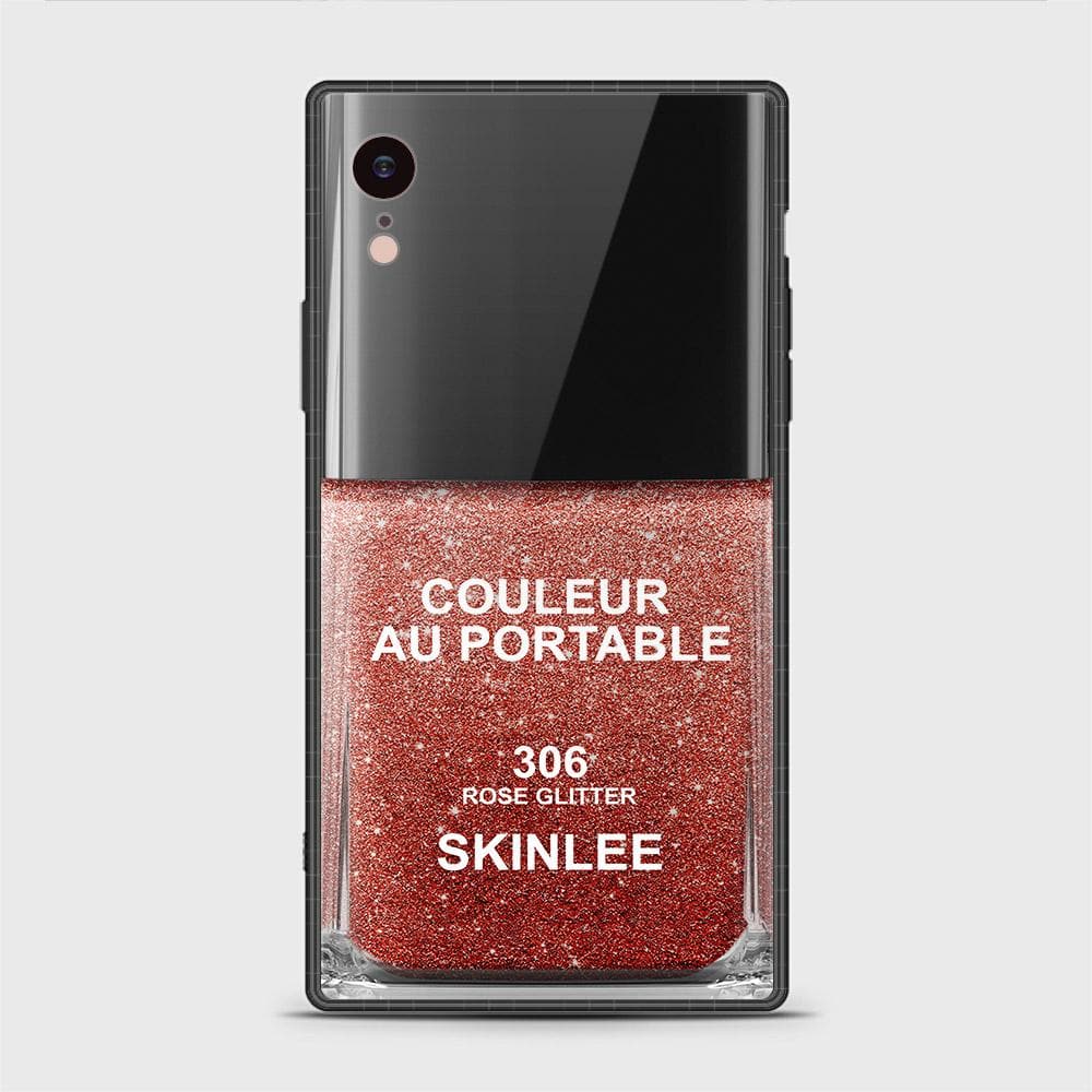 iPhone XR Cover - Couleur Au Portable Series - D253 - HQ Ultra Shine Premium Infinity Glass Soft Silicon Borders Case ( Fast Delivery )