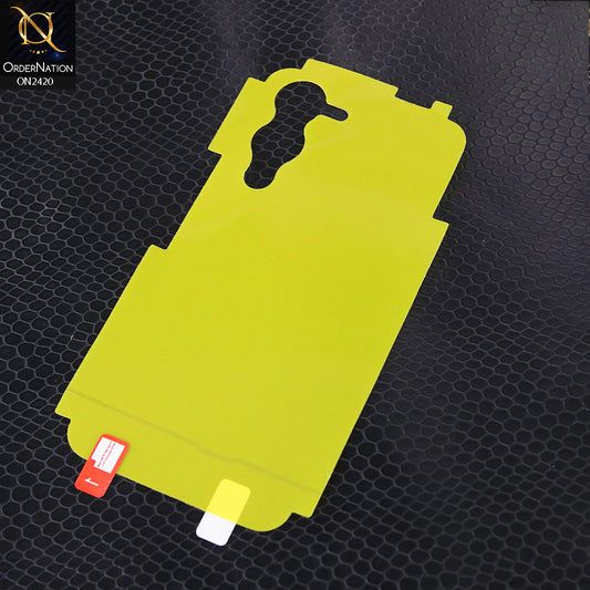 Vivo Y04 Back Sheet - Transparent - Hydro Jell Skin Film Unbreakable Back Sheet