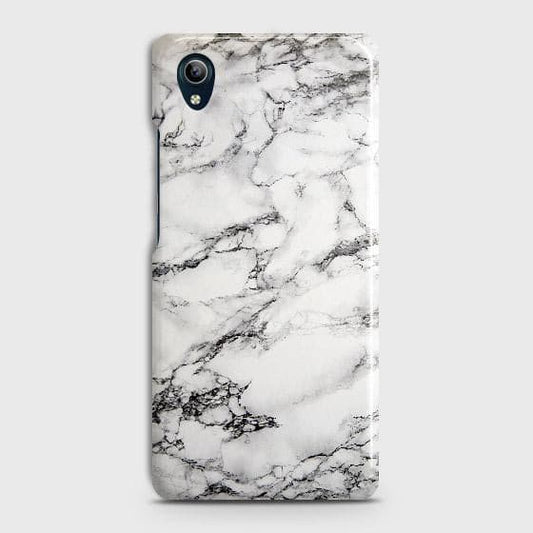 vivo Y91i Cover - Matte Finish - Trendy Mysterious White Marble Printed Hard Case with Life Time Colors Guarantee(1) ( Fast Delivery )