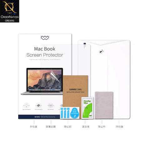 Wiwu MacBook 14.2 Screen Protector (Pack of 2) - Transparent