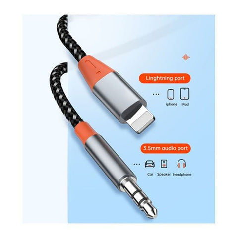 Wiwu YP 06 Braided Lightning to Audio Cable
