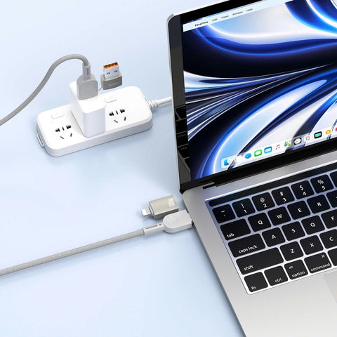 WIWU RAPTOR 4 IN 1 CABLE - 100W - Gray