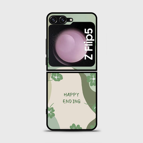 Samsung Galaxy Z Flip 5 5G  Cover- Happy Series - HQ Premium Shine Durable Shatterproof Case