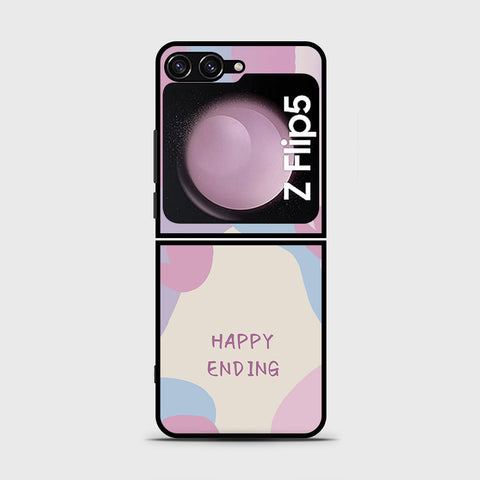 Samsung Galaxy Z Flip 5 5G  Cover- Happy Series - HQ Premium Shine Durable Shatterproof Case