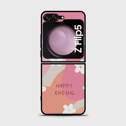 Samsung Galaxy Z Flip 5 5G  Cover- Happy Series - HQ Premium Shine Durable Shatterproof Case