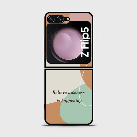 Samsung Galaxy Z Flip 5 5G  Cover- Happy Series - HQ Premium Shine Durable Shatterproof Case
