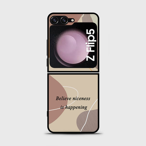 Samsung Galaxy Z Flip 5 5G  Cover- Happy Series - HQ Premium Shine Durable Shatterproof Case