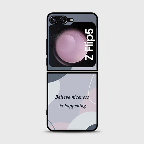 Samsung Galaxy Z Flip 5 5G  Cover- Happy Series - HQ Premium Shine Durable Shatterproof Case