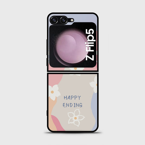 Samsung Galaxy Z Flip 5 5G  Cover- Happy Series - HQ Premium Shine Durable Shatterproof Case