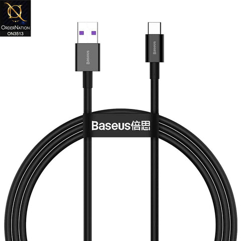 Baseus Superior USB to Type C 66W Fast Charging Cable 2M Black