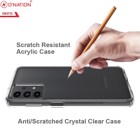 Samsung Galaxy A13 4G Cover  - ONation Crystal Series - Premium Quality Clear Case No Yellowing Back With Smart Shockproof Cushions