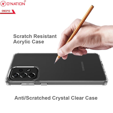 Samsung Galaxy A73 5G Cover  - ONation Crystal Series - Premium Quality Clear Case No Yellowing Back With Smart Shockproof Cushions